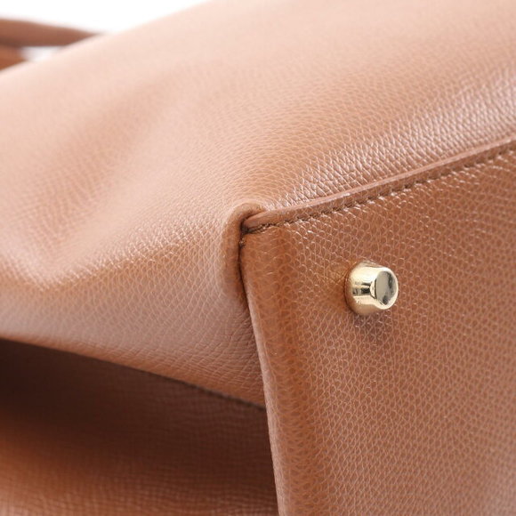 Furla tote bag brown leather - Picture 5 of 7